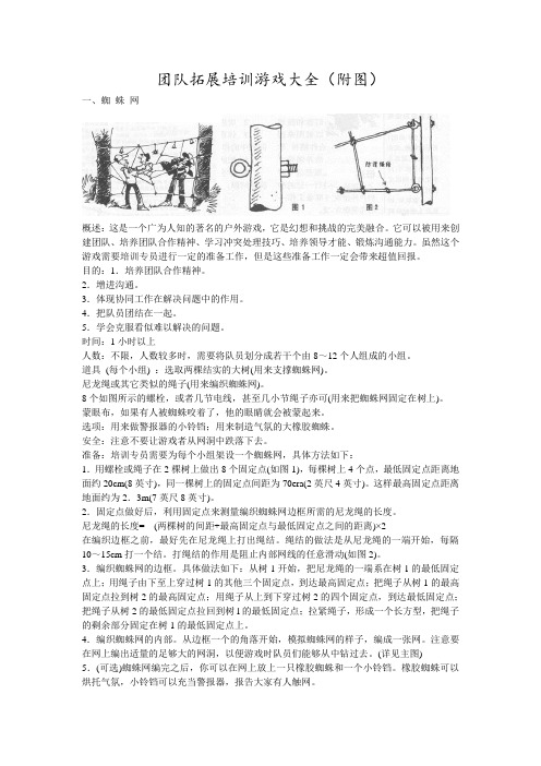 团队拓展训练游戏大全(附图)