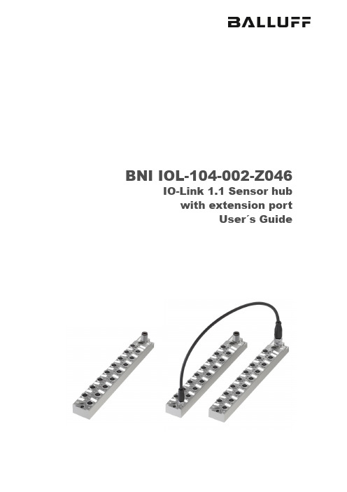 BNI IOL-104-002-Z046 IO-Link 1.1 传感器集线器 使用说明书