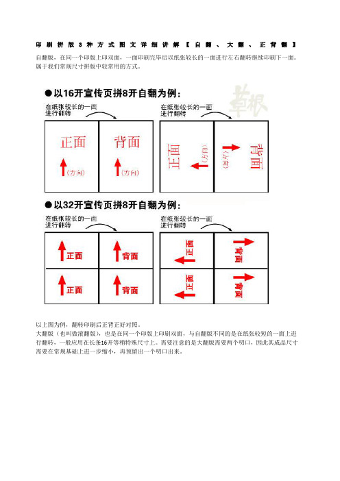 印刷拼版 种方式图文