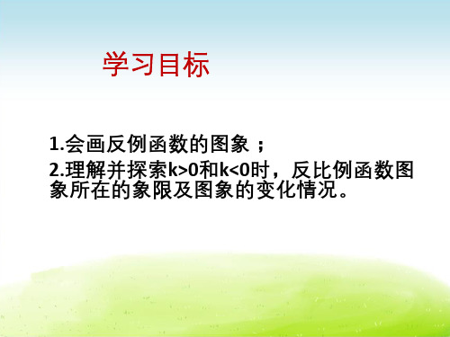 2019年春数学青岛版课件│九年级下册│5.2 反比例函数(2)