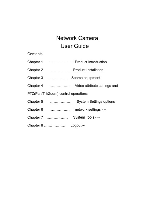 IPCamera User Manual