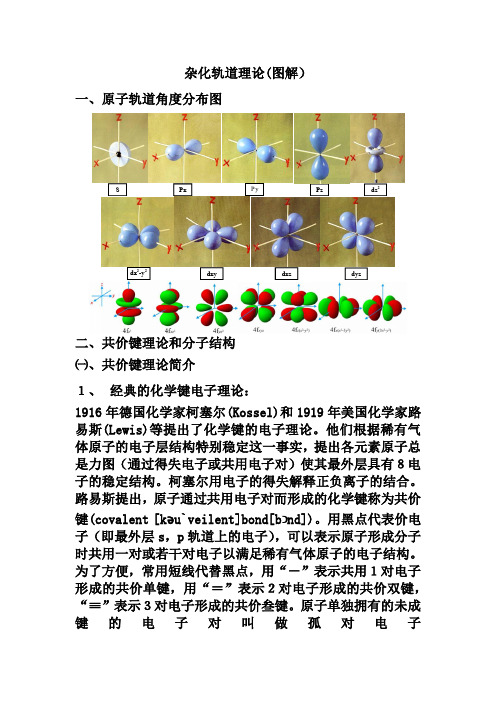 杂化轨道理论(图解)