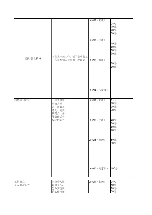 胜任力构建与培训_04、胜任力模型—参考