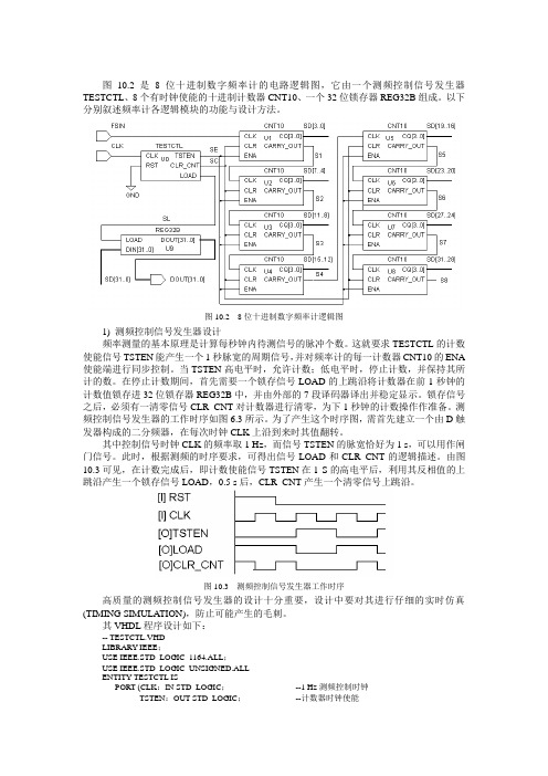 八位十进制频率计