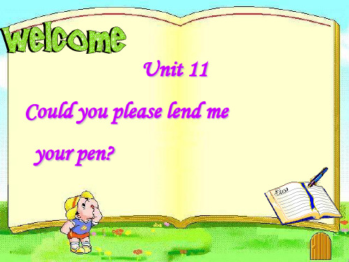 初中英语九年级Reading Could you please lend me your pen-