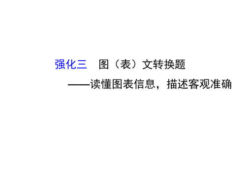 高考语文二轮复习 第二篇 专题通关攻略 专题一 语言文字运用题目的六个强化 3 图(表)文转换题读懂