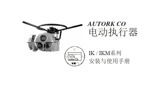 Autork执行器IK,IKM系列使用说明书要点