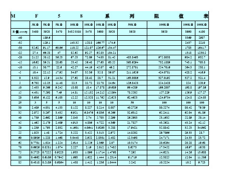 K热敏电阻温度表