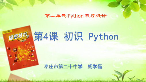 2.4 初识 Python