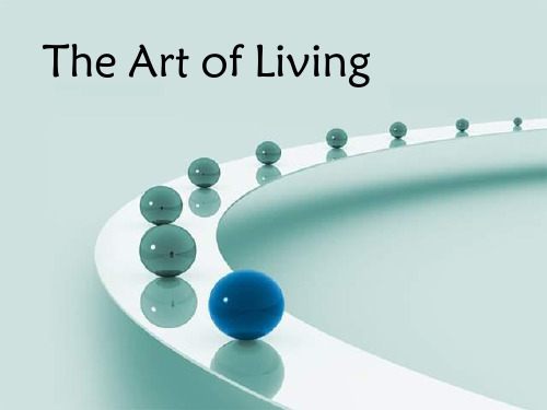 The Art of LivingPPT