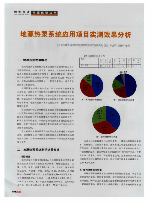 地源热泵系统应用项目实测效果分析