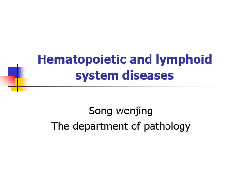 淋巴造血系统疾病总论课件