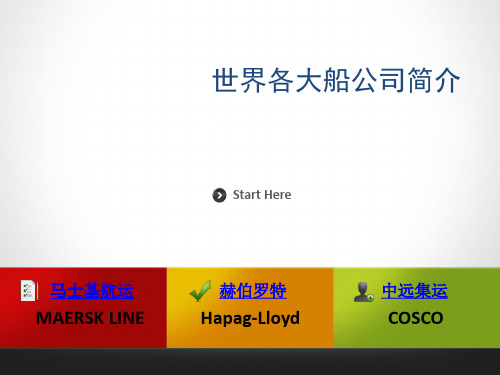 马士基船中远赫伯罗特公司简介英语.ppt