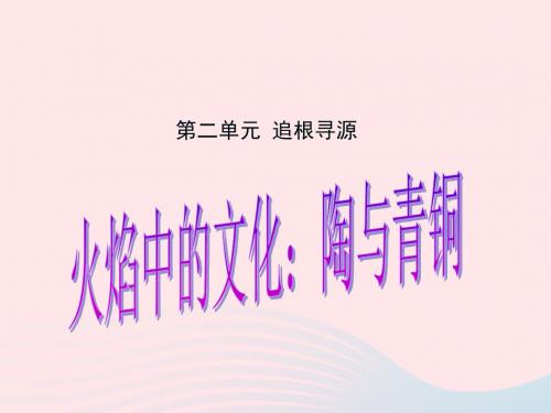 五年级品德与社会下册 第二单元 追根寻源 3《火焰中的