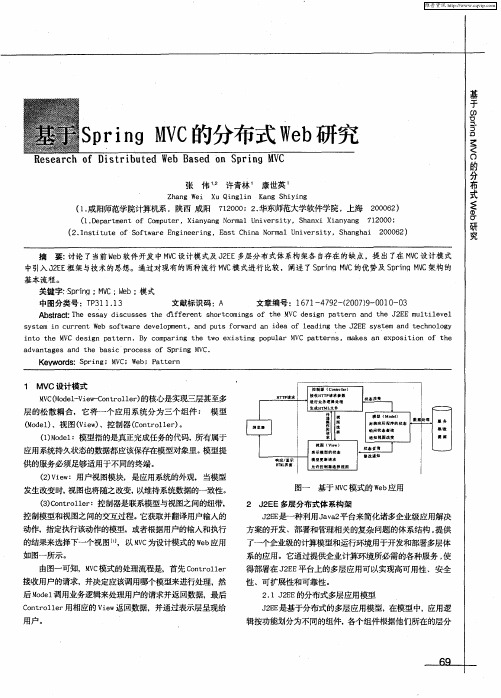 基于Spring MVC的分布式Web研究