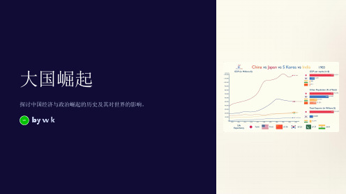 大国崛起主题班会PPT课件