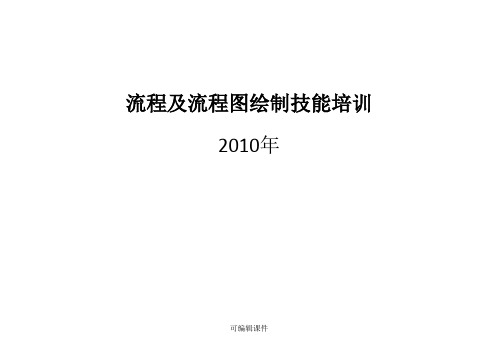 流程及流程图绘制技能培训