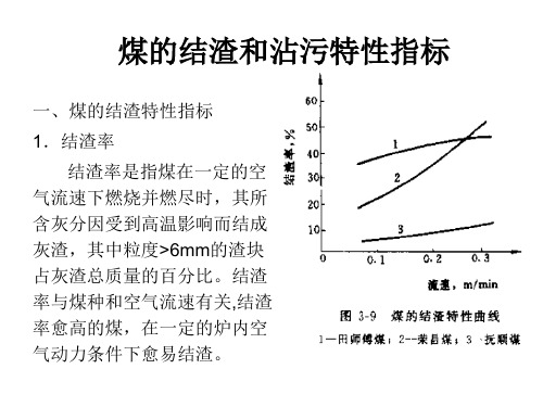 第二章  之  沾污结渣  煤的分类