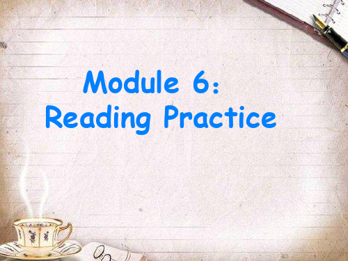 外研版 选修八 Module6 reading practice, poems on the underground