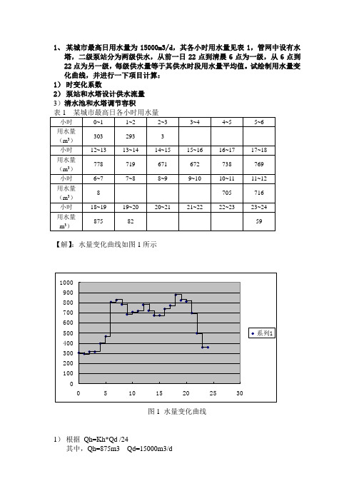 给排水作业00302