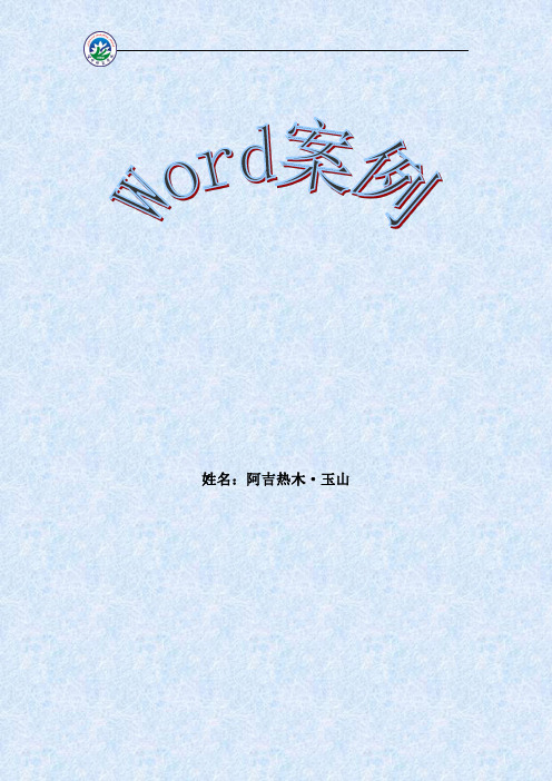 Word案例