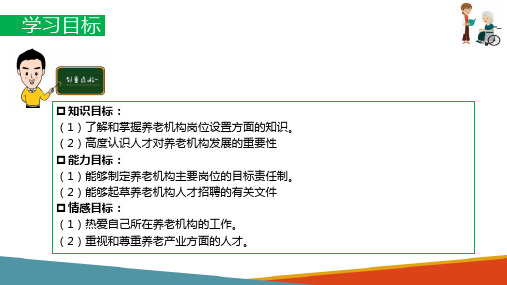 养老机构的管理—养老院岗位和人力资源管理(养老机构经营管理课件)