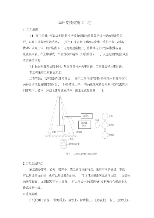 高压旋喷桩施工工艺