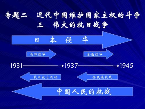 【高中历史】专题二：近代中国维护国家主权的斗争PPT课件