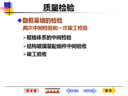 幕墙质量检验与工程验收 PPT 课件