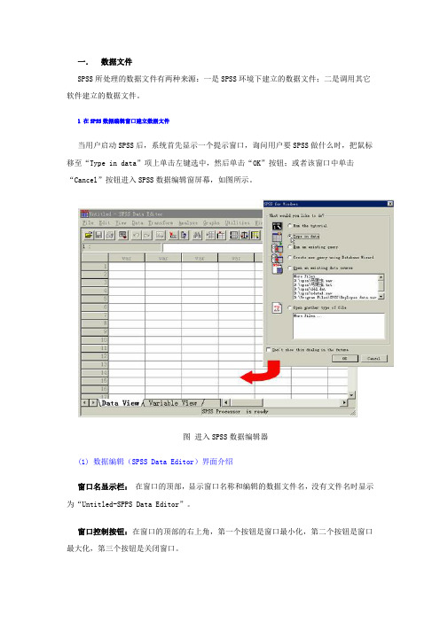 SPSS教程1数据文件