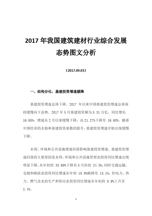 2017年我国建筑建材行业综合发展态势图文分析