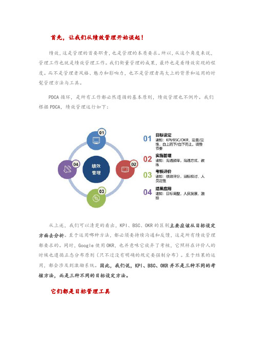 玩转KPI、BSC、OKR,你就是绩效管理高手(推荐)