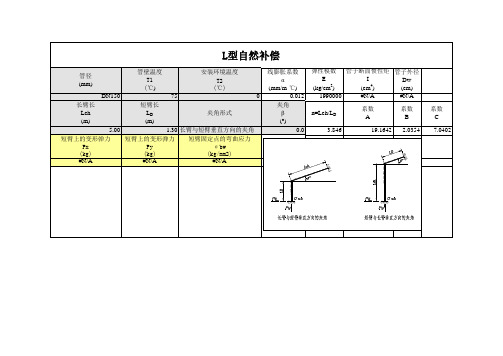 管道补偿器计算