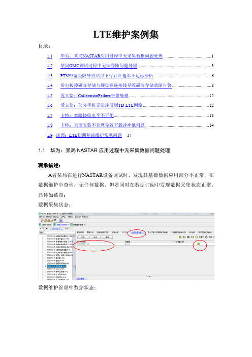 LTE案例维护集