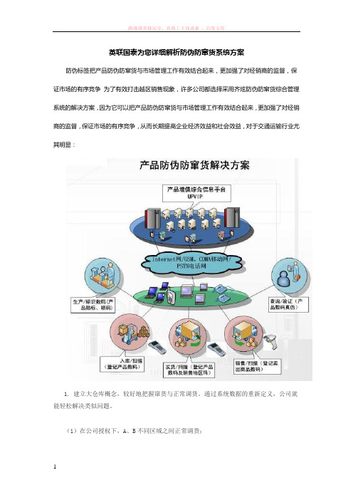 防伪防窜货系统方案详细解析 (1)