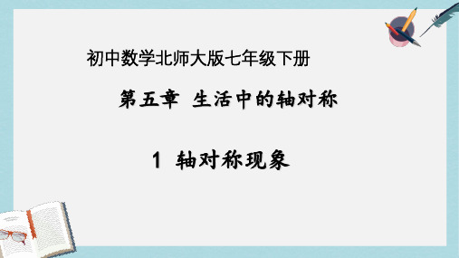 2019-2020年七年级数学下册5.1轴对称现象课件新版北师大版