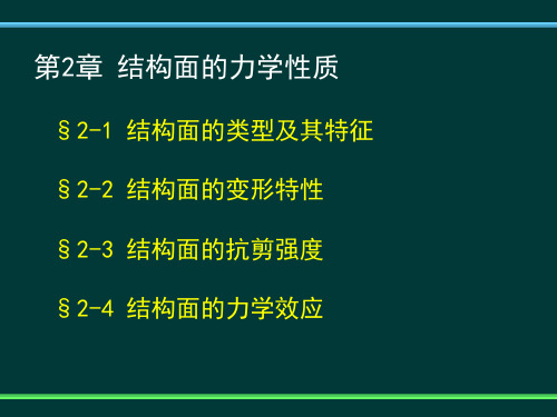 结构面的力学性质全解