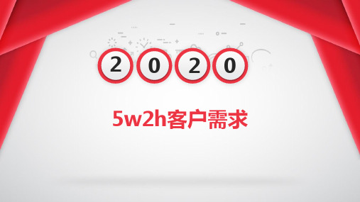 5w2h客户需求