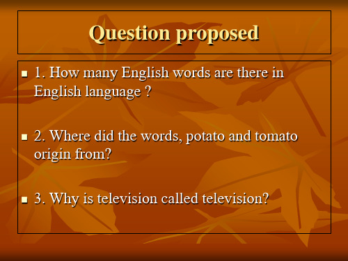 the_history_of_English_Language课件