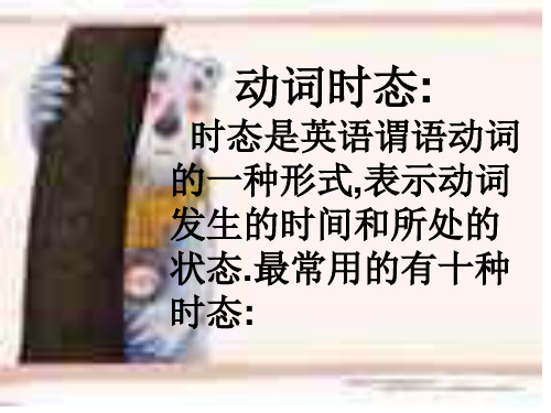 高考英语10种常用动词时态复习课件(2019年8月整理)