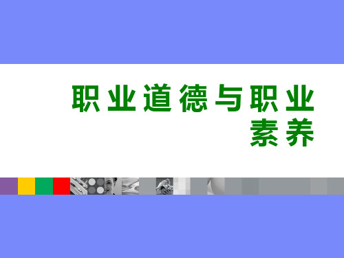 职业道德与职业素养(演示)PPT课件