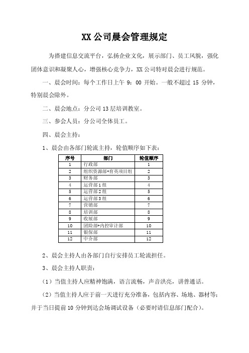 晨会流程,模版【精选文档】