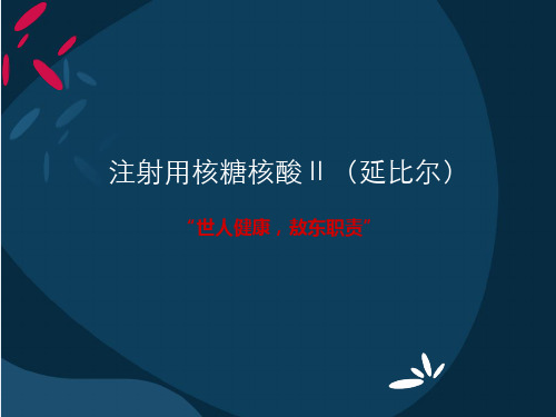 注射用核糖核酸Ⅱ(延比尔100毫克)