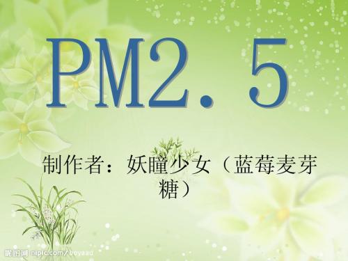 PM2.5幻灯片