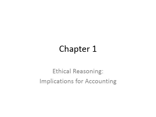 Ethical Obligations and Decision Making in Accounting (1)