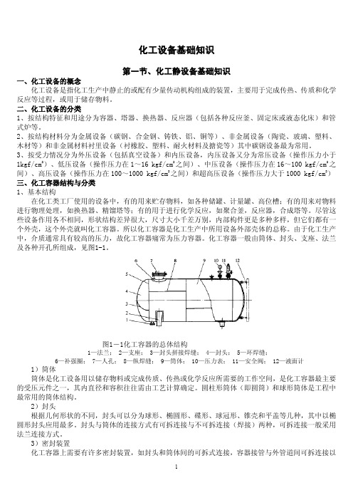 化工设备基础知识