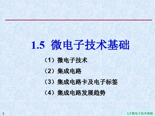 1[1].5 微电子技术基础