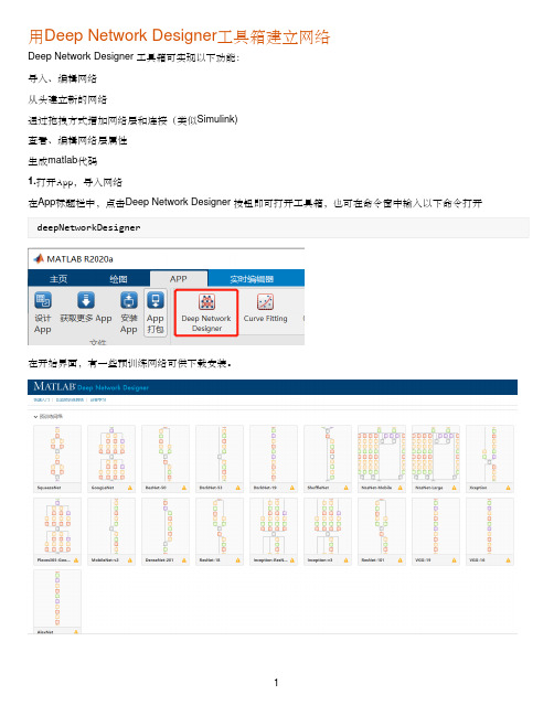 使用matlab工具箱创建神经网络模型