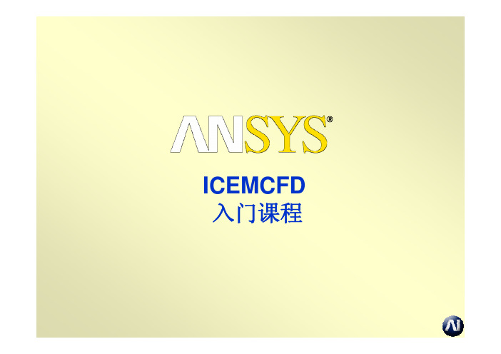 ICEM_CFD 基础入门教程 操作界面 中文