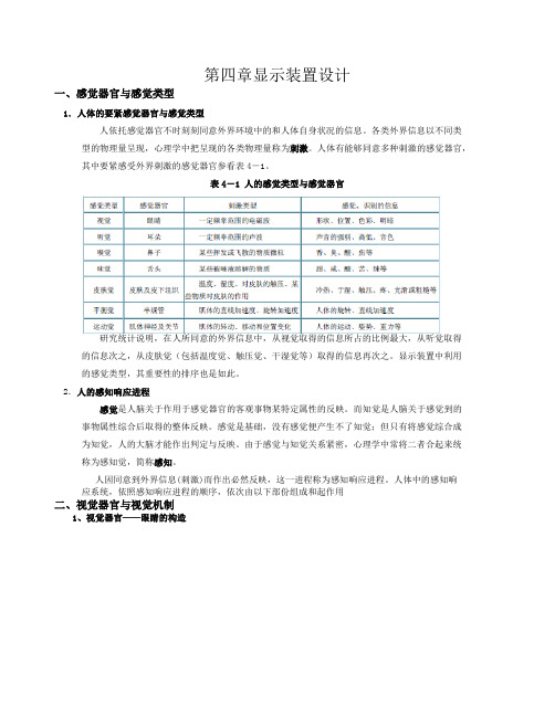 第四章显示装置设计